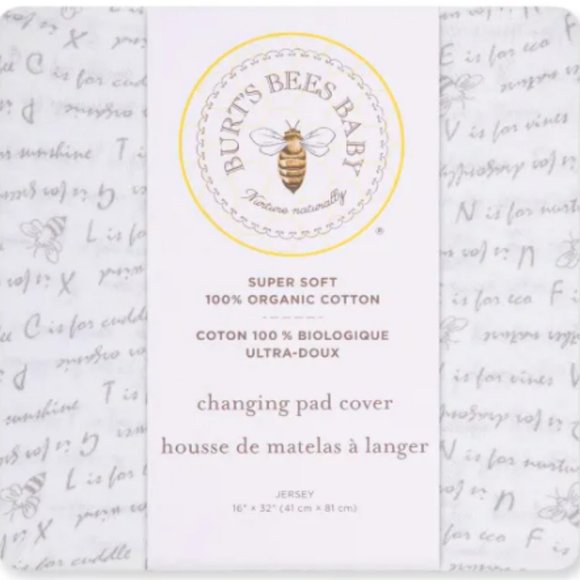 *SOLD* Burt's Bees Baby Changing Pad Cover, 100% organic - Picture 2 of 5